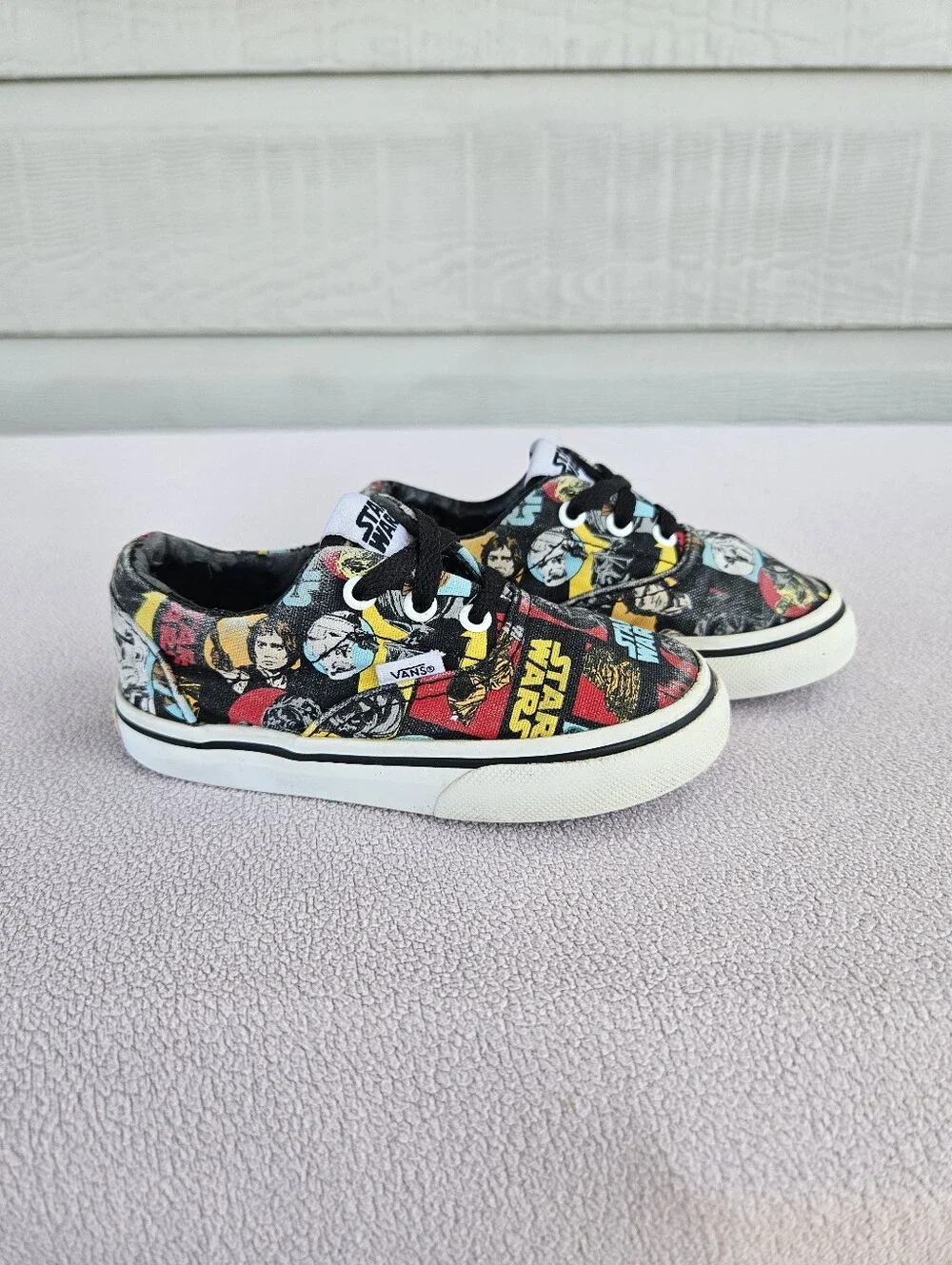 Vans x Star Wars Era Classic Repeat Sneaker SZ 7C Canvas Tie Low Top Han Solo